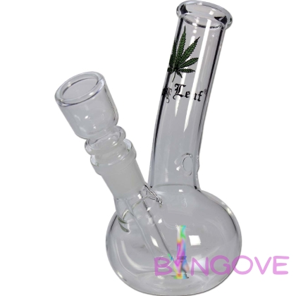 Стъклен бонг - Black Leaf