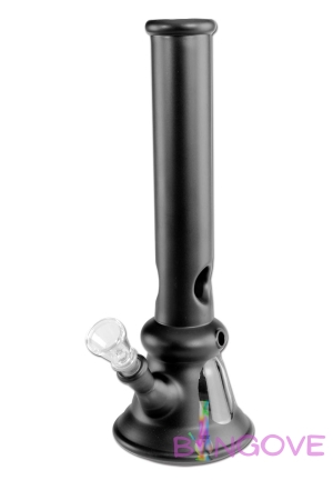Стъклен бонг - черен мат