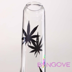 Стъклен бонг - Old School Ice Bong black