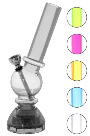 Пластмасов бонг с грайндер "Belly" - различни цветове