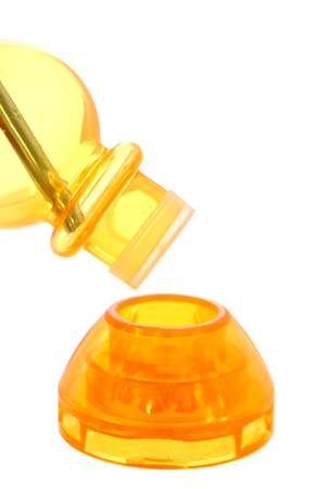 Пластмасов бонг с грайндер "Belly" - различни цветове