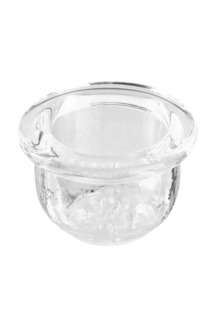 Стъклена чашка за силиконова лула