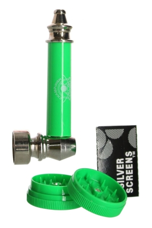 Комплект метална лула и грайндер - CHAMP HIGH 