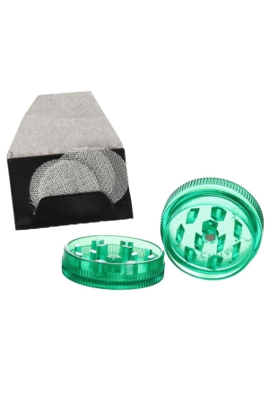 Комплект стъклена лула и грайндер - CHAMP HIGH 