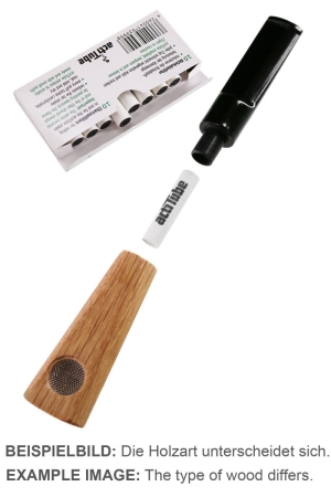 Дървена лула с филтри actiTube 